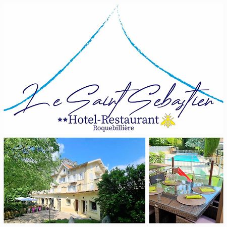 Hotel St Sebastien Roquebilliere Esterno foto
