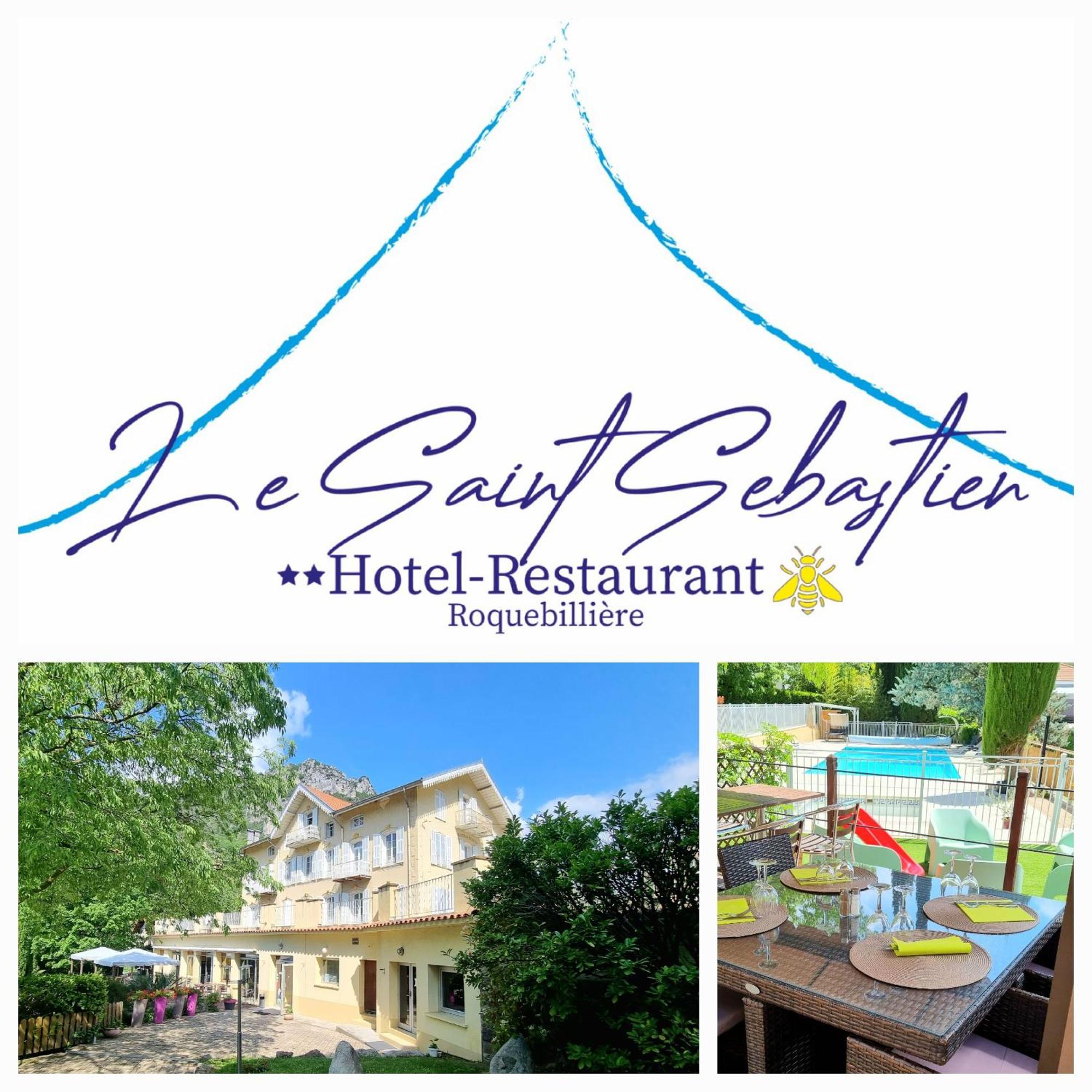 Hotel St Sebastien Roquebilliere Esterno foto